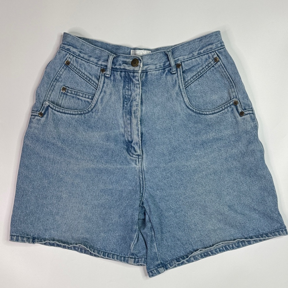 Vintage Christopher & Banks High Waisted Denim Shorts 90's Size 10